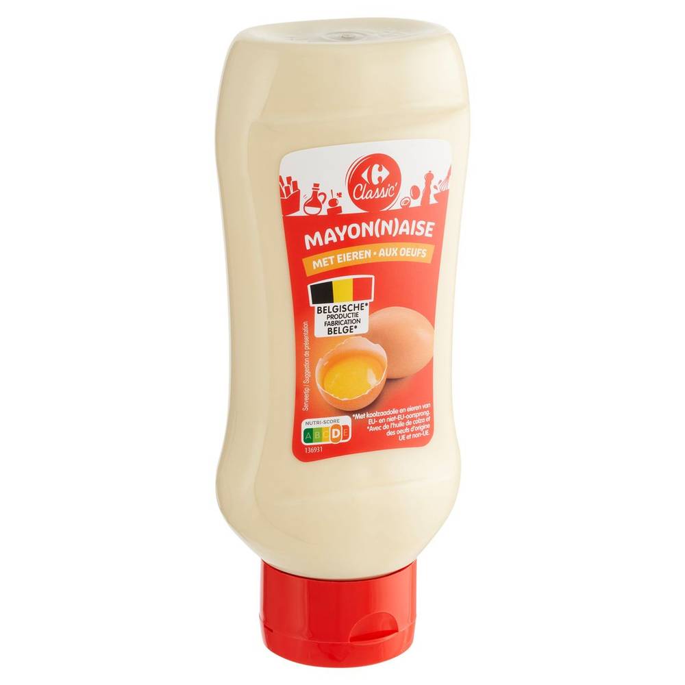 Carrefour Classic'' Mayonnaise aux Oeufs 465 g