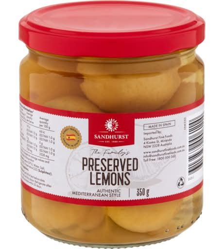 Sandhurst Preserved Lemons (350g)