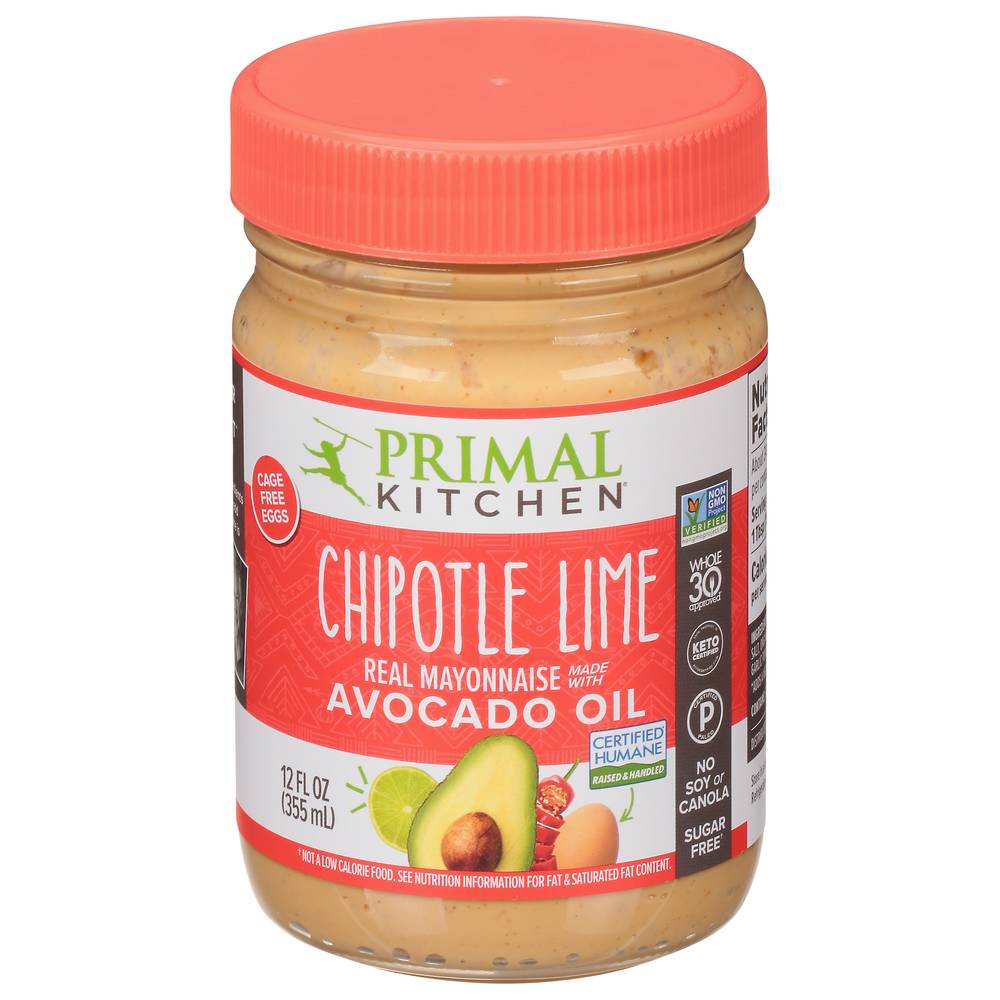 Primal Kitchen Chipotle Lime Mayonnaise (12 fl oz)