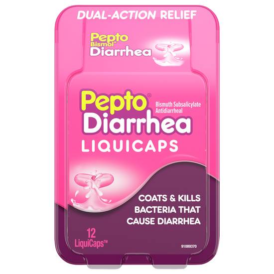 Pepto-Bismol Diarrhea Liquicaps (12 ct)