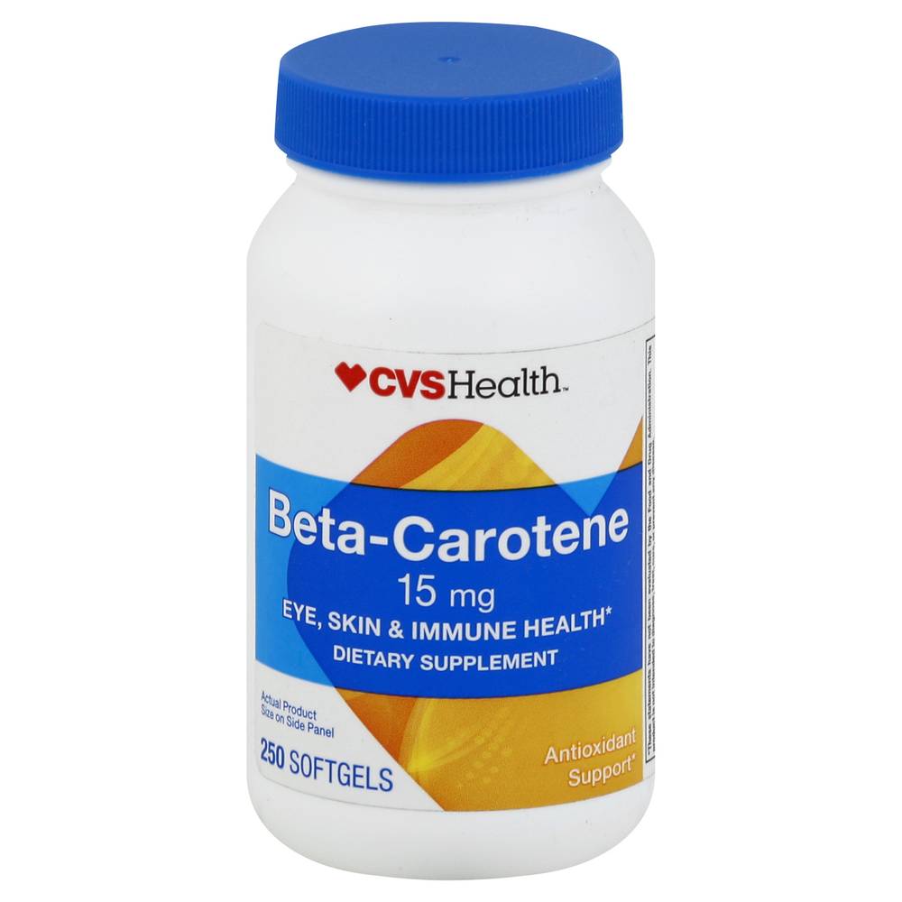 Cvs Health Beta-Carotene 15mg Softgels