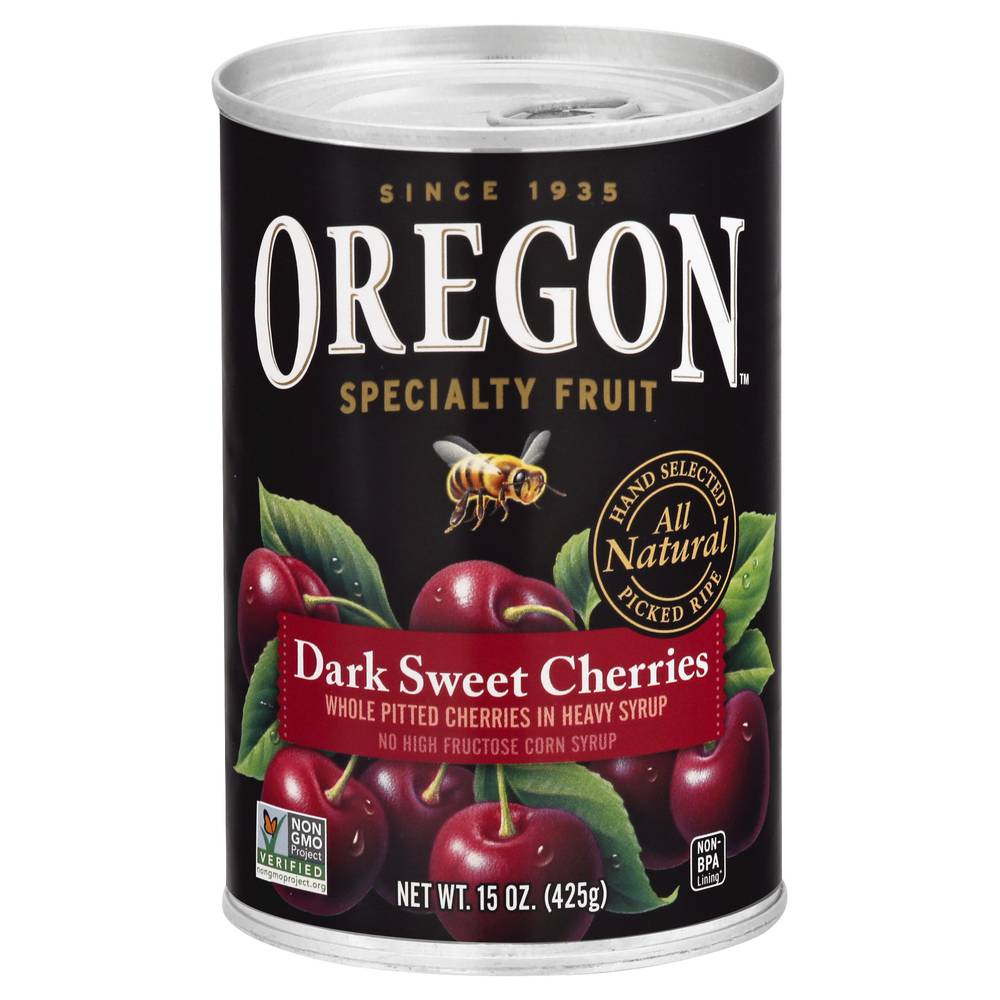 Oregon Whole Pitted Dark Sweet Cherries in Heavy Syrup (15 oz)