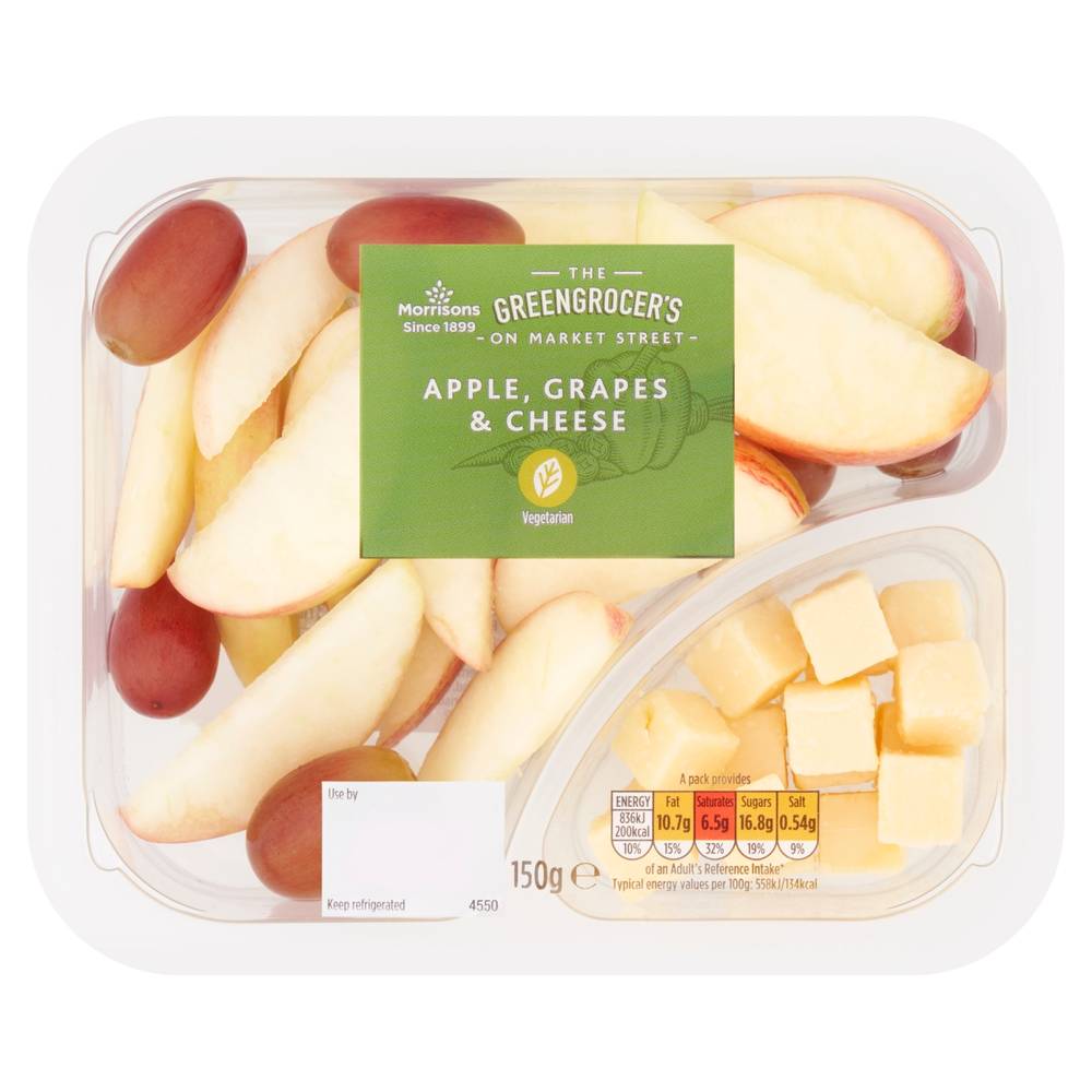 Morrisons The Greengrocer's on Market Street Apple Grapes & Cheese (150g)