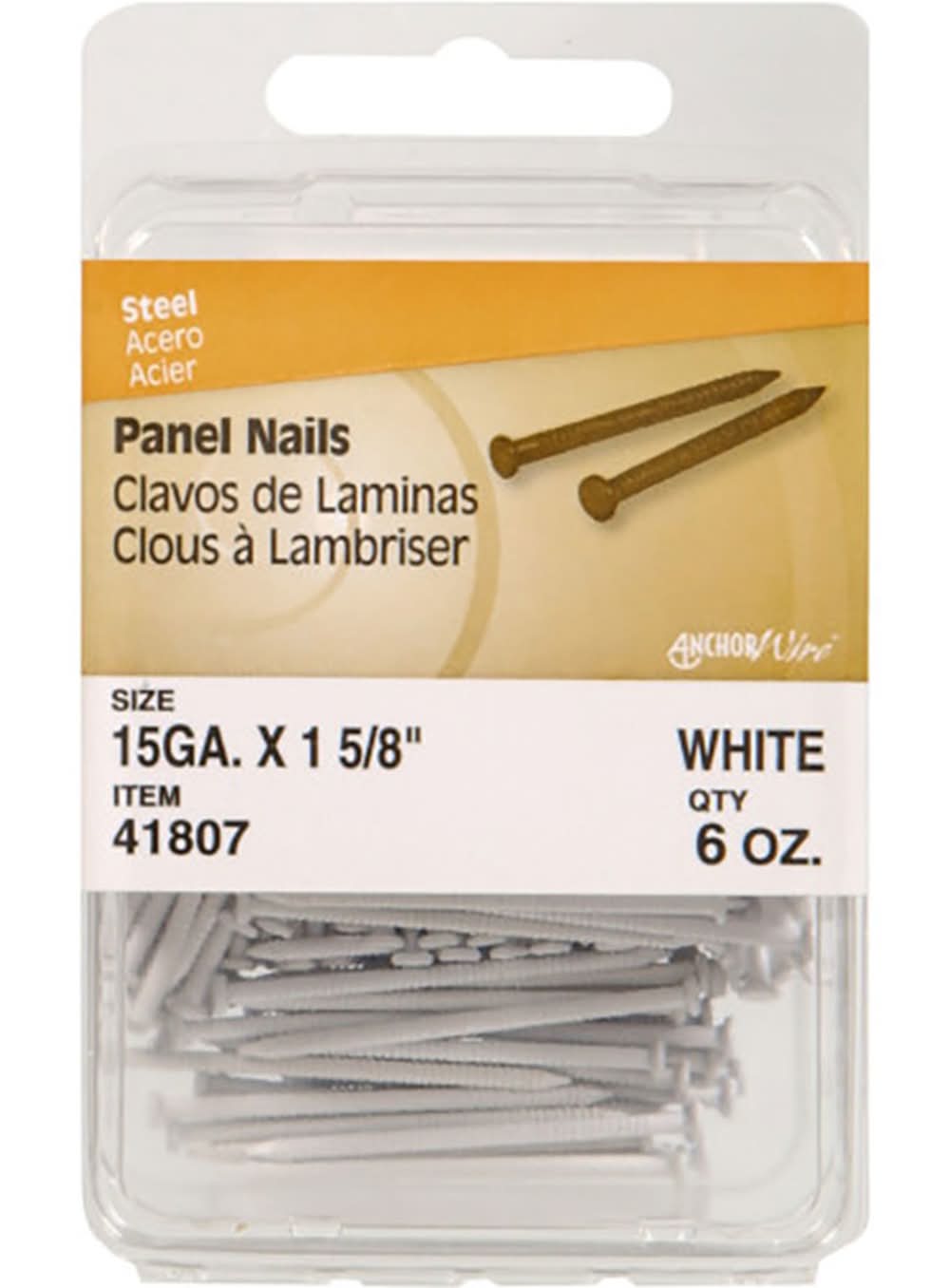 Hillman 1-5/8 In. Panel Steel Nail Flat Head 6 Oz