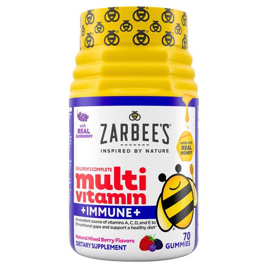 Zarbee's Children's Complete Multivitamin + Immune, Berry Flavor (70 ct)