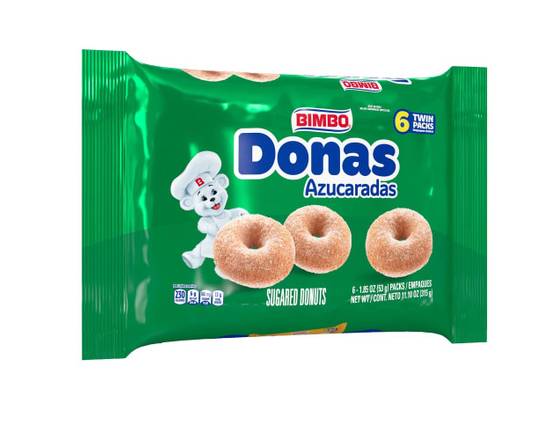 Bimbo · Donas Sugar Donuts (6 x 11.6 oz)