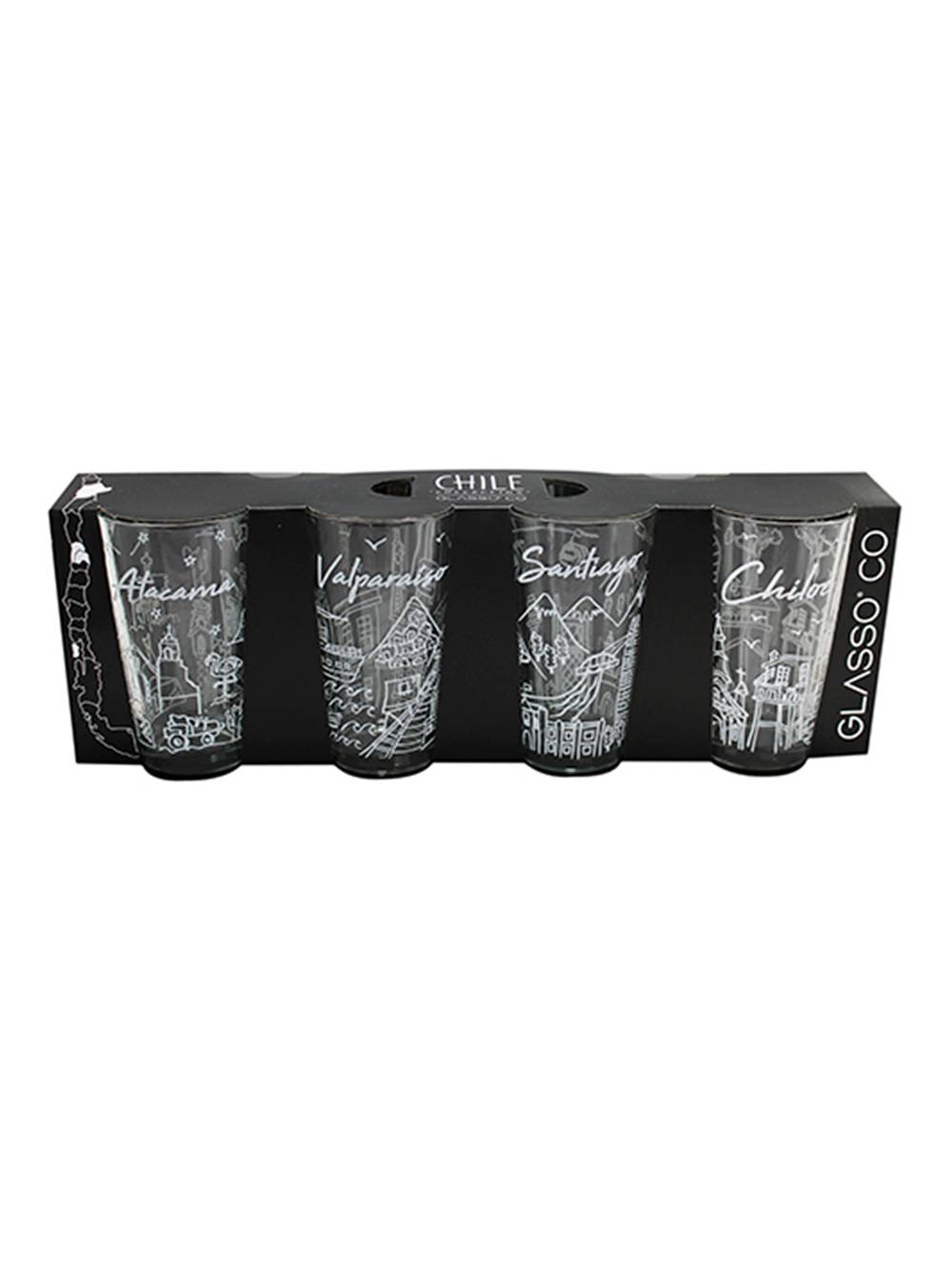 Titanio pack vasos chile (4 u)