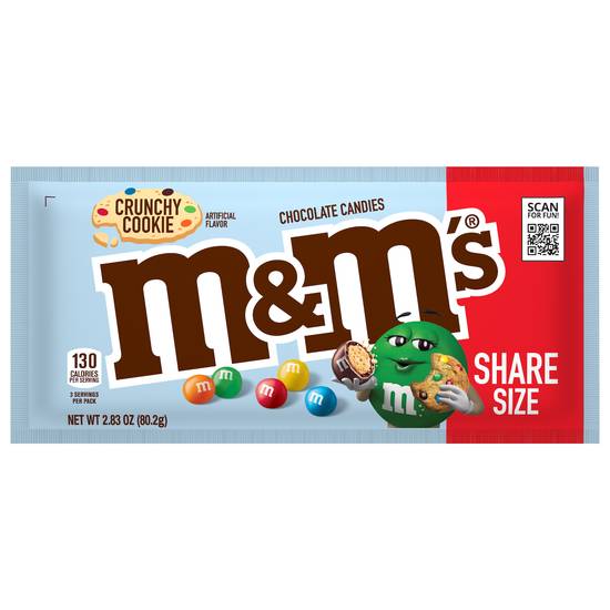M&M's Crunchy Candy (cookie milk chocolate)