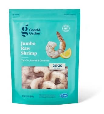 Good & Gather Jumbo Tail on Peeled & Deveined Raw Shrimp (16 fl oz)