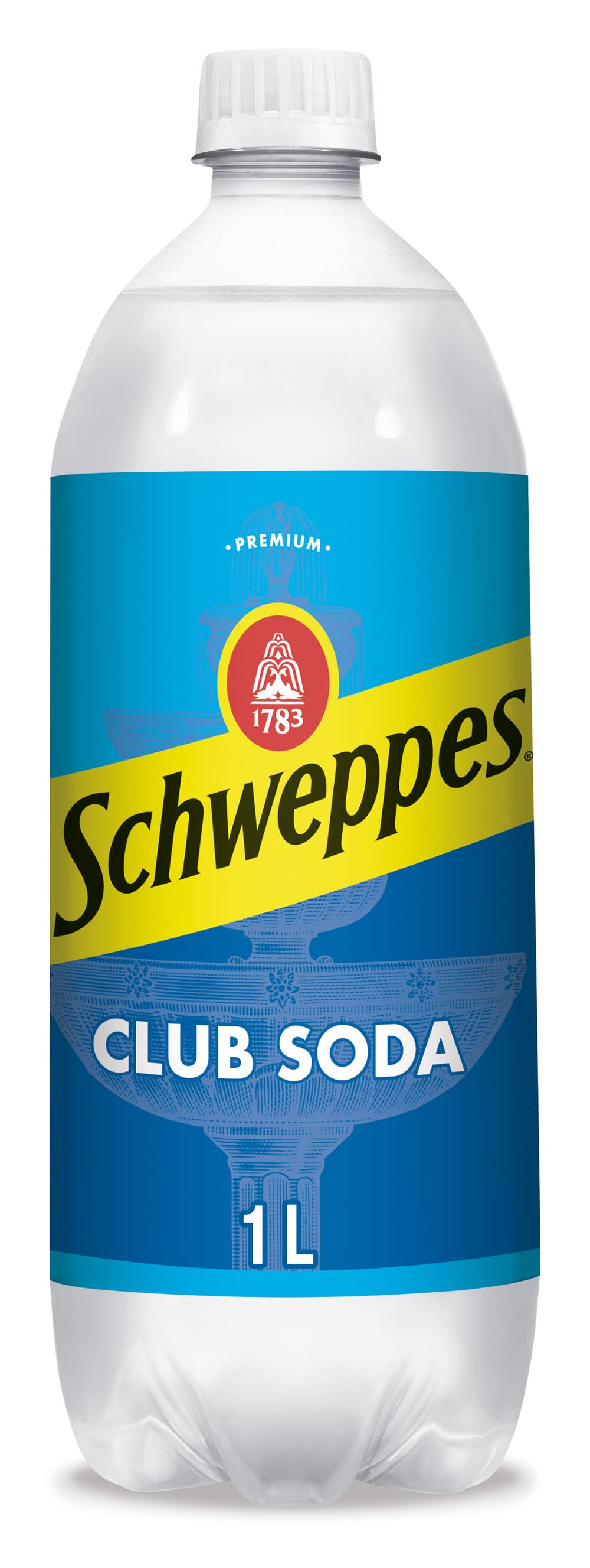 Schweppes Premium Club Soda (1 L)