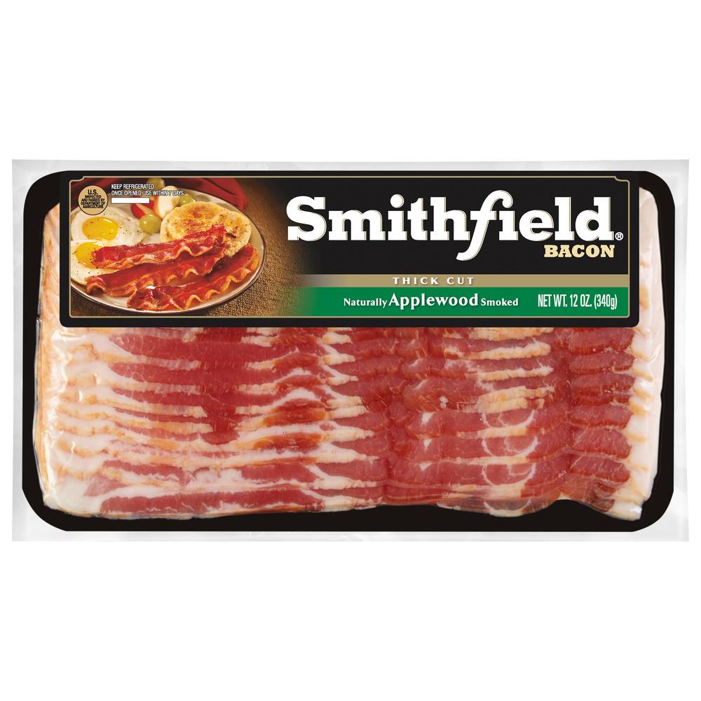 Smithfield Naturally Applewood Smoked Bacon (12 oz)