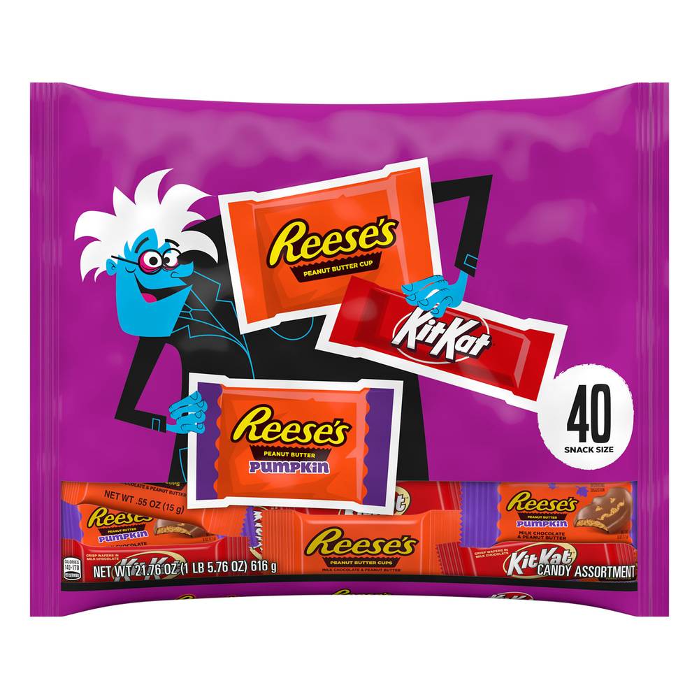 Reese's Halloween Candy Assortment Bag (21.76 oz, 40 ct)