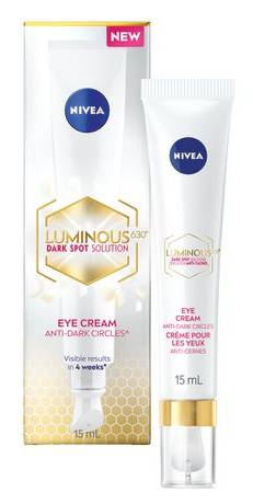 Nivea Luminous 630 Dark Spot Solution Anti Dark Circles Eye Cream (15 ml)