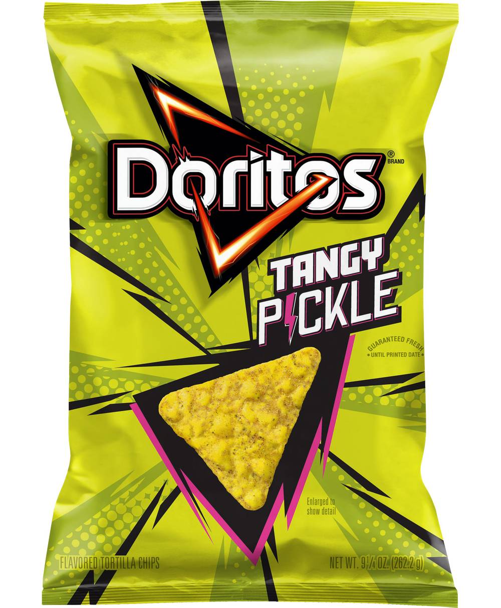 Doritos Tortilla Chips, Tangy Pickle (9.25 oz)