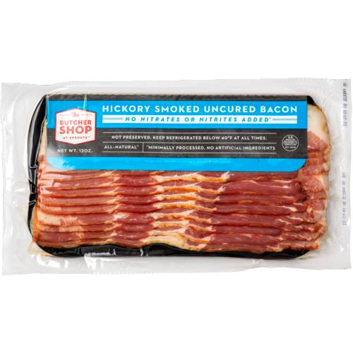 The Butcher Shop Hickory Smoked Uncured Bacon