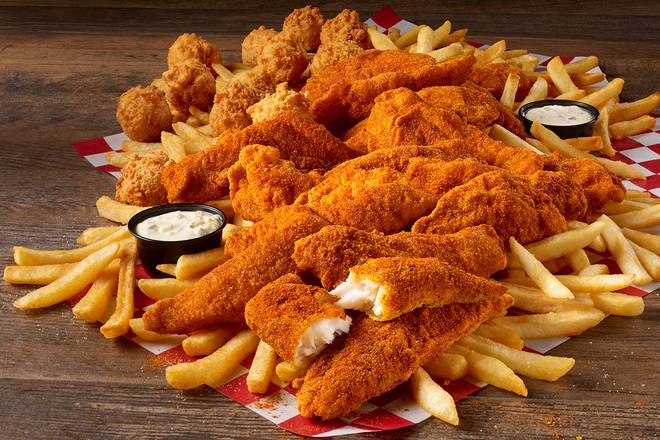 20 Piece Catfish Feast (with Fries)