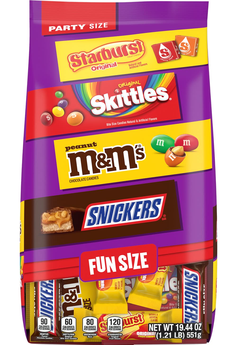 Fun Size Chocolate Variety pack, Assorted (19.44 oz)