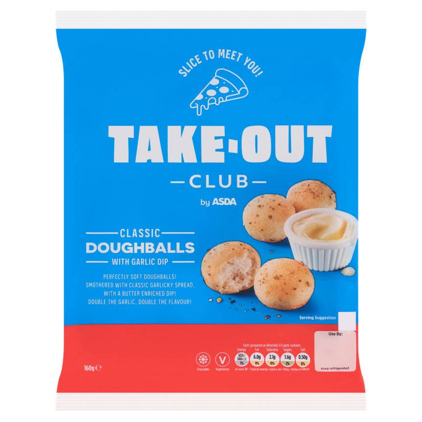 ASDA Take-Out Club Classic Doughballs With Garlic Dip