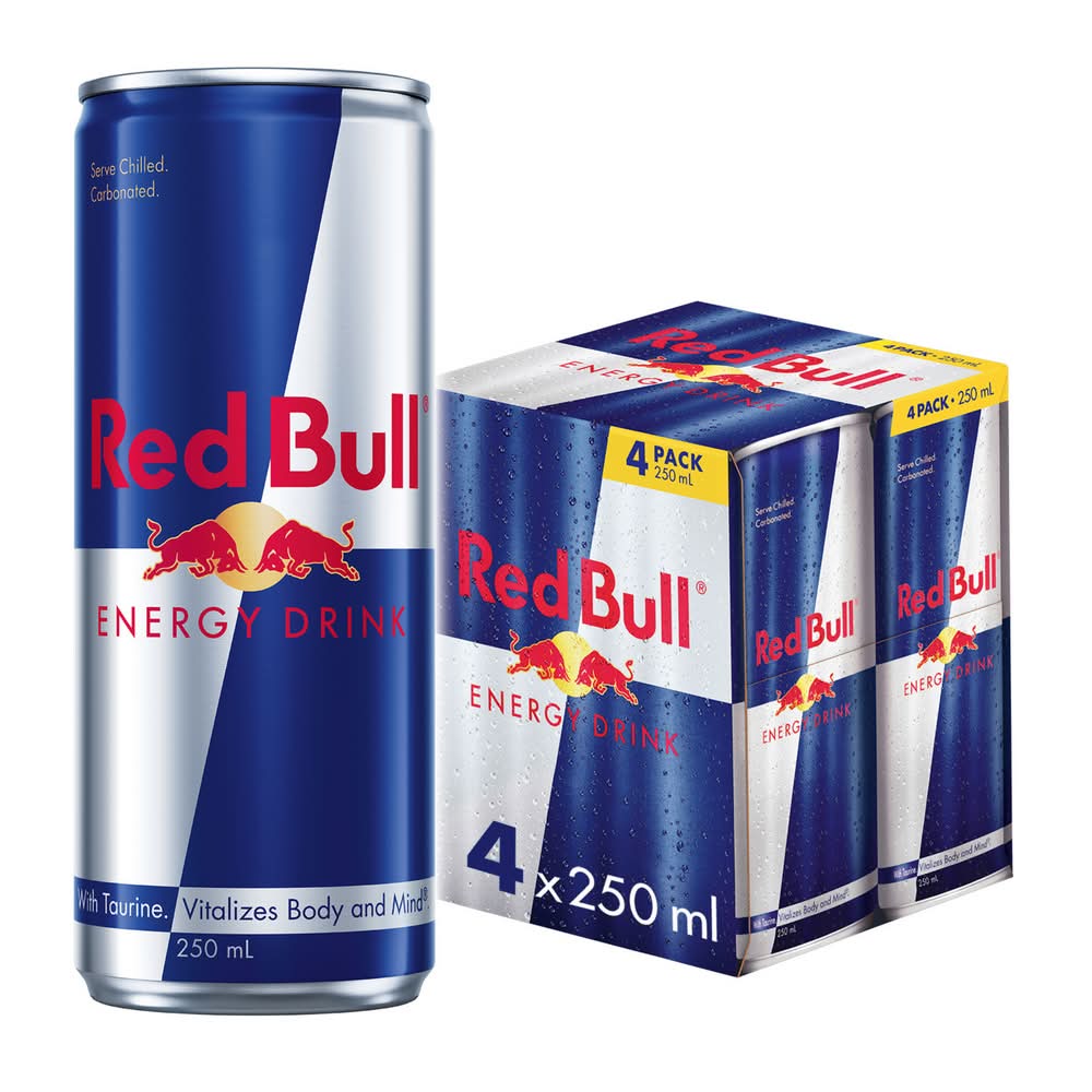 Red Bull Energy Drink (4 x 250mL)