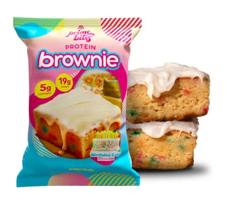 Prime Bites® Protein Brownie 2.29oz - Birthday Cake Blondie