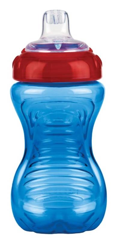 Nuby (10oz easy grip cup with sil spout, colors may vary)