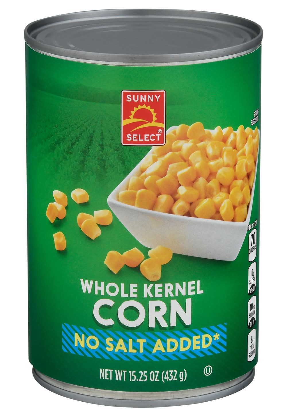 Sunny Select Whole Kernel No Salt Added Corn (15.25 oz)