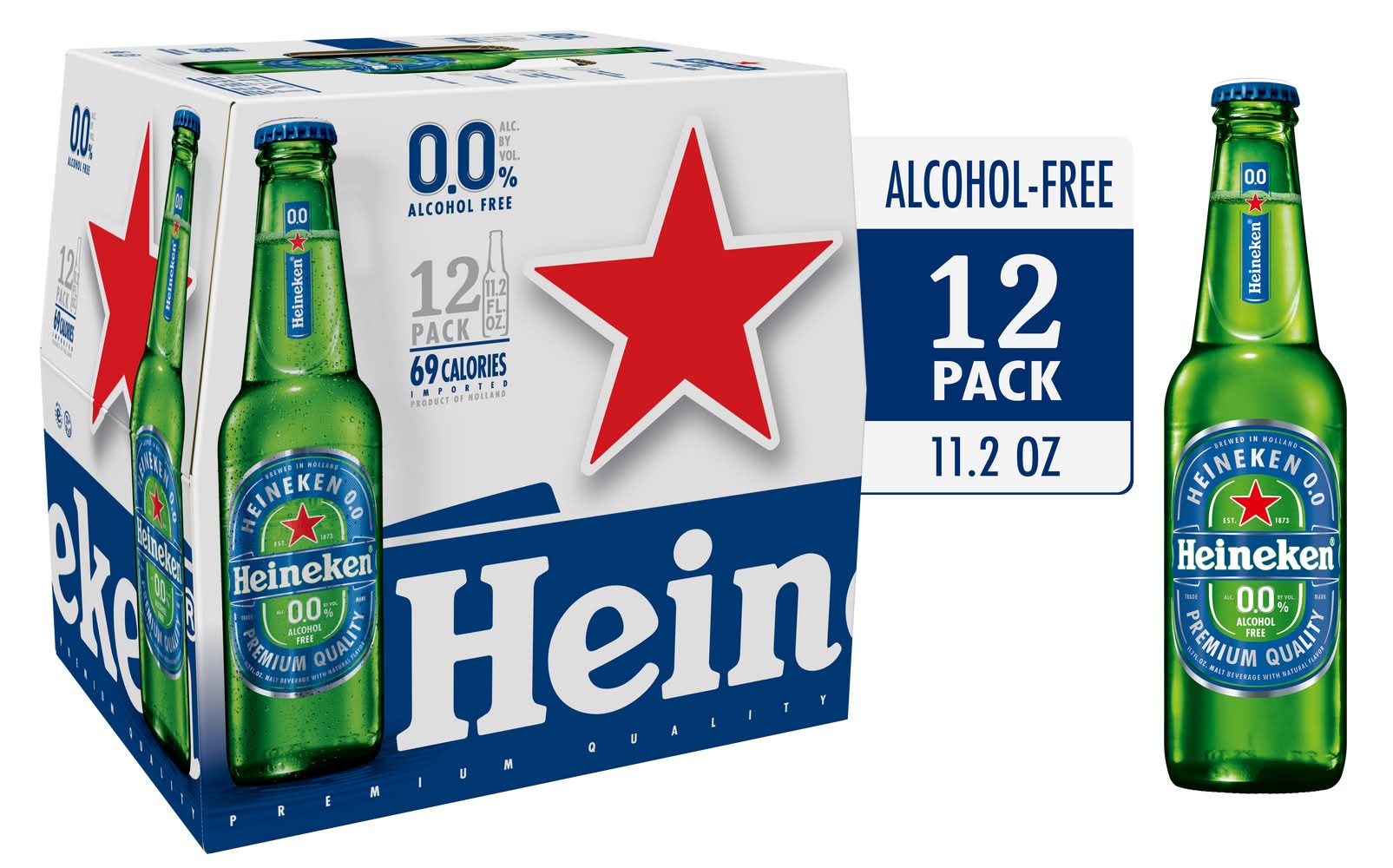 Heineken Non-Alcoholic Beer (12 x 11.2 fl oz)