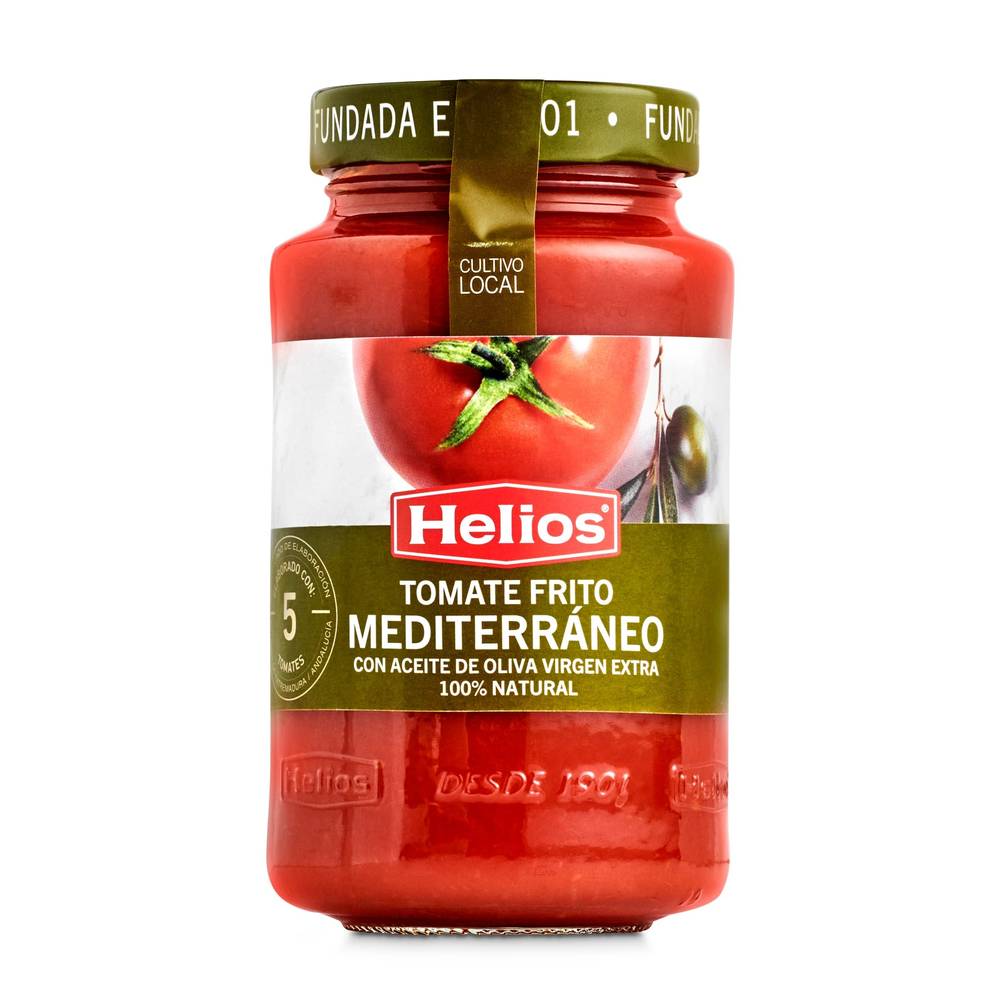 Tomate Frito Con Aceite De Oliva Helios Frasco 560 G