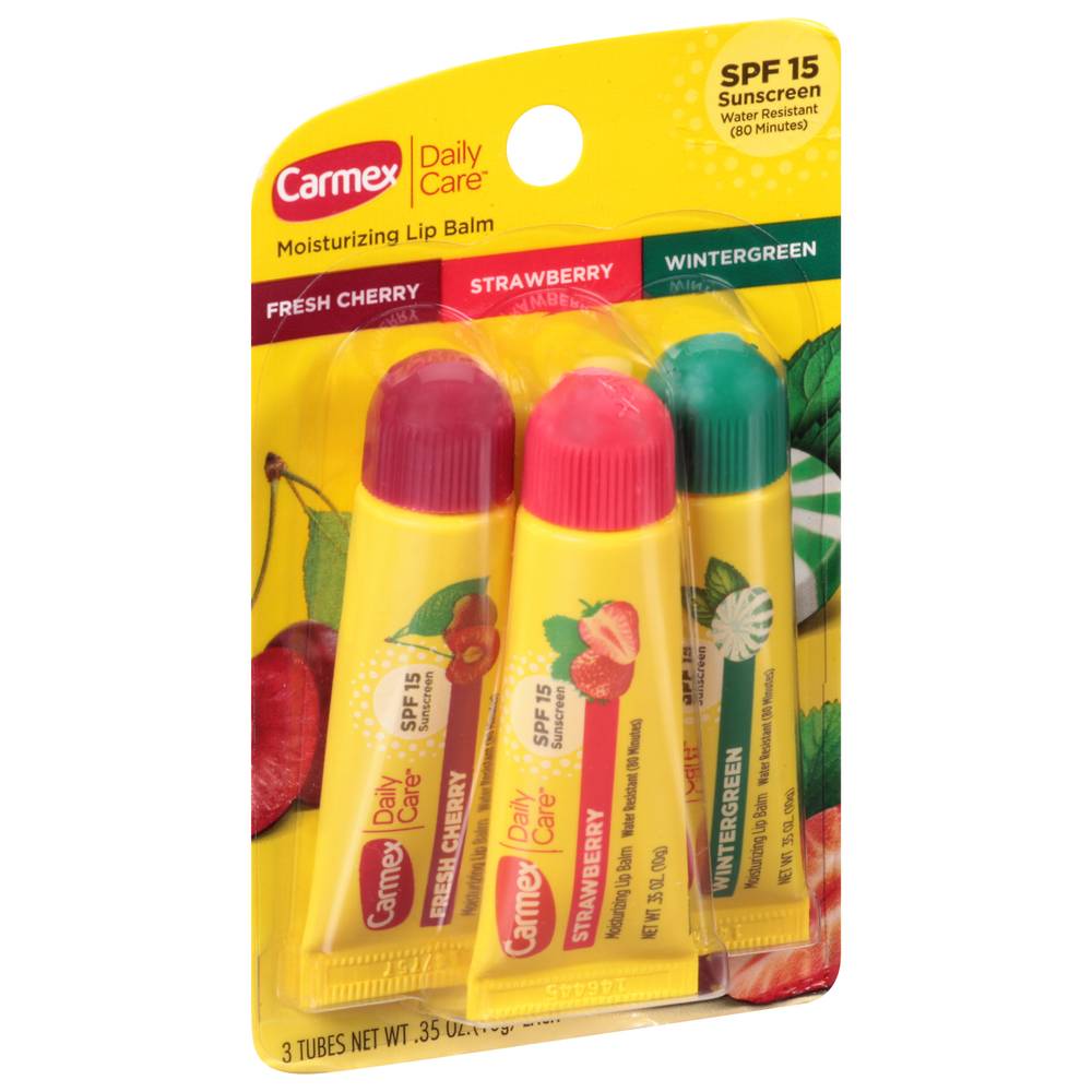 Carmex Cherry Strawberry & Wintergreen Lip Balm