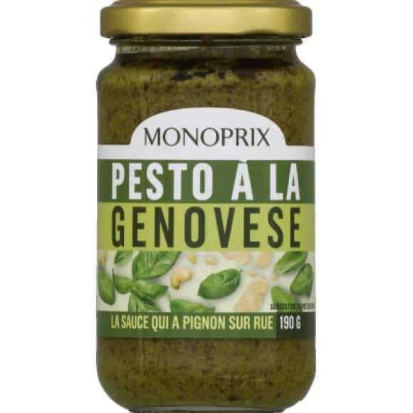 Monoprix Pesto À La Genovese Le Pot De 190 G