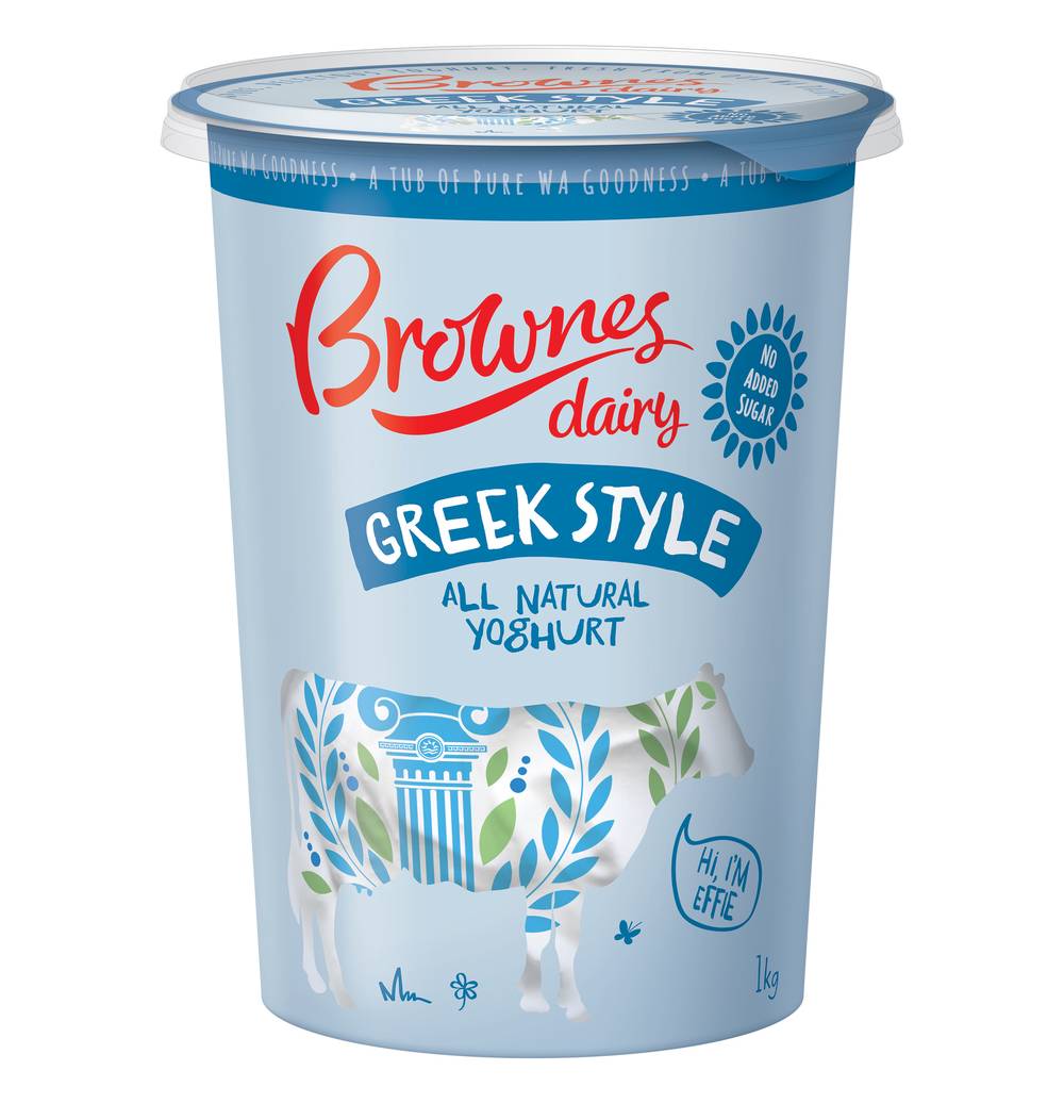 Brownes Greek Yoghurt (1kg)