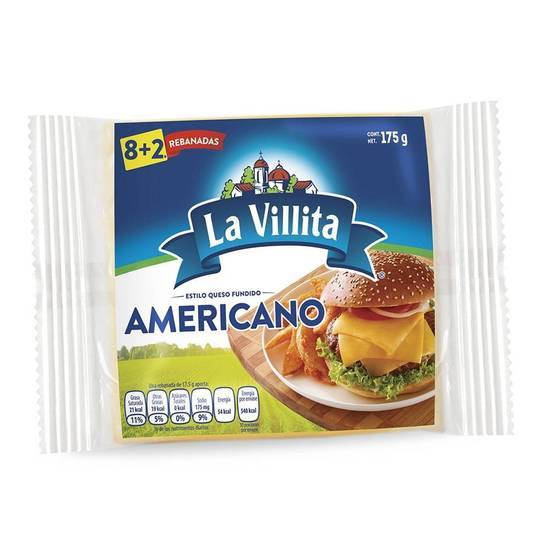 La villita queso americano (175 g)
