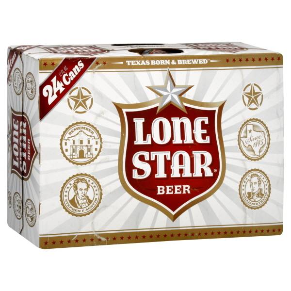 Lone Star Domestic Beer (24 ct, 12 fl oz)