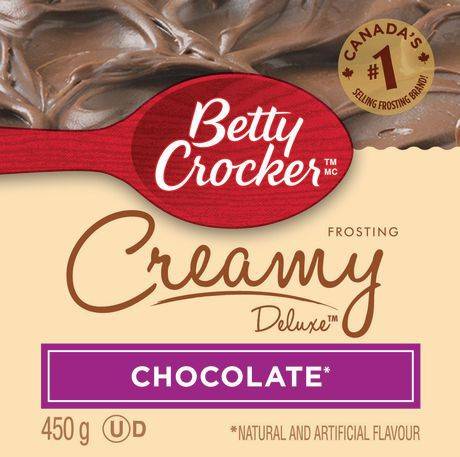 Betty Crocker Creamy Deluxe Chocolate Frosting (450 g)