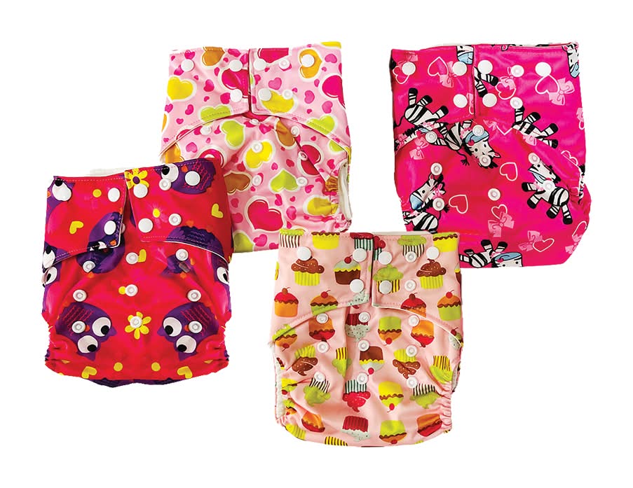 Personnelle couches lavables pour bébé (4 unités)