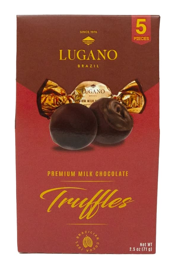 Lugano Premium Milk Chocolate Truffles (2.5 oz, 5 ct)