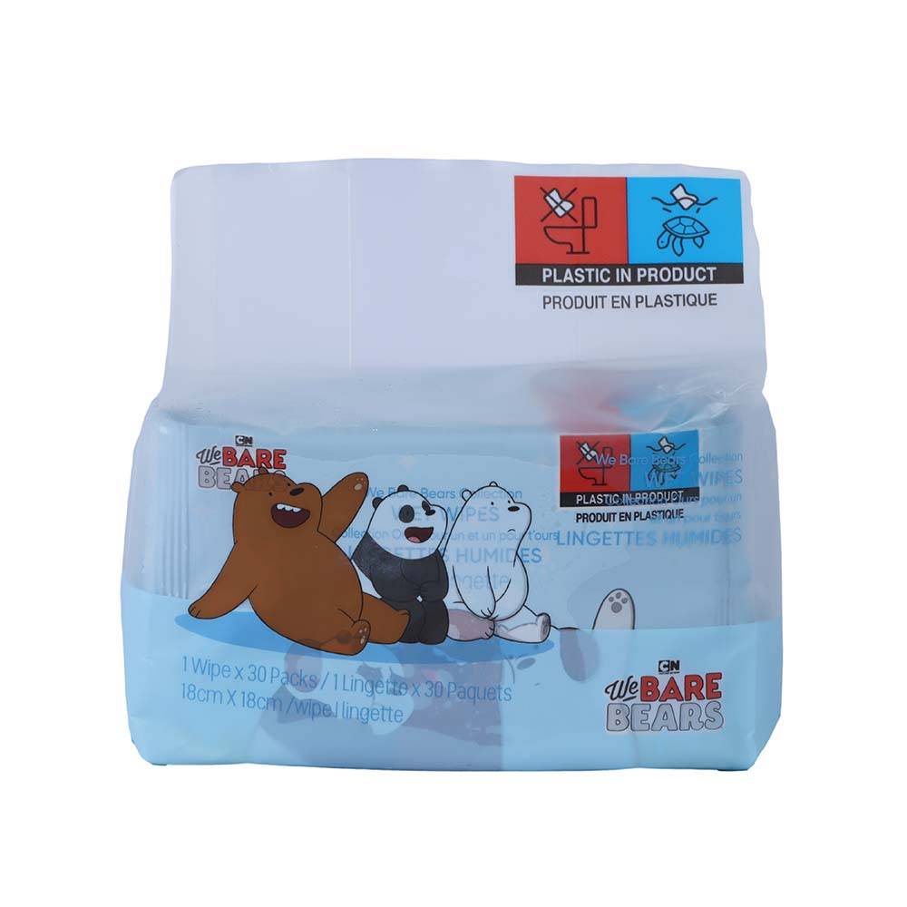 Miniso · Toallitas húmedas we bare bears (100 g)