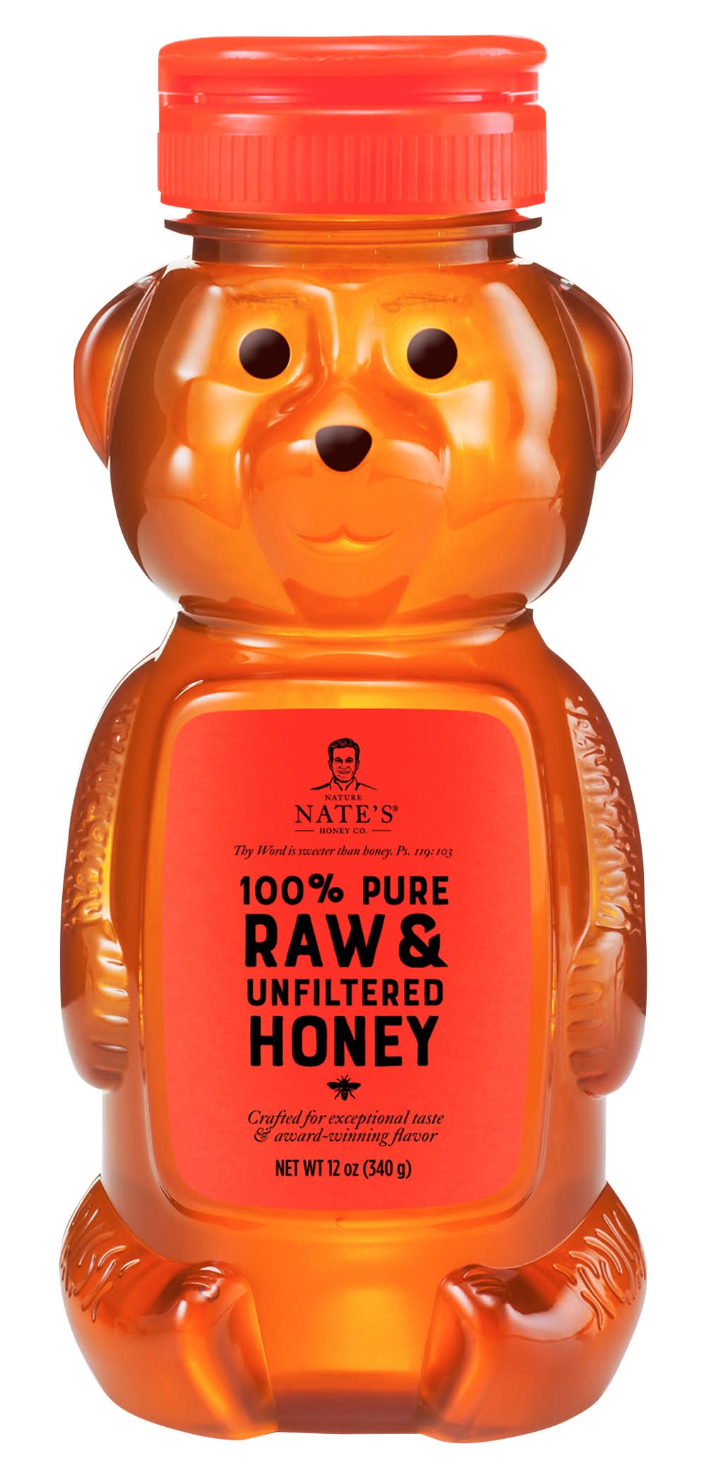 Nature Nate's Honey Co. 100% Pure Raw & Unfiltered Honey (12 oz)