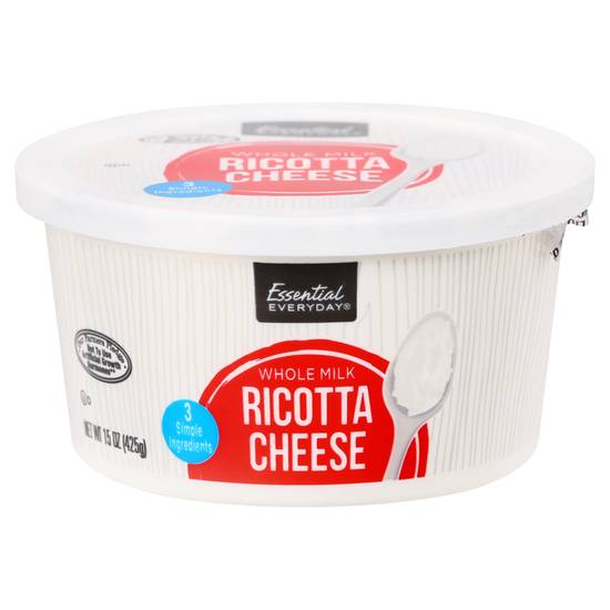 Essential Everyday Whole Milk Ricotta Cheese (15 oz)