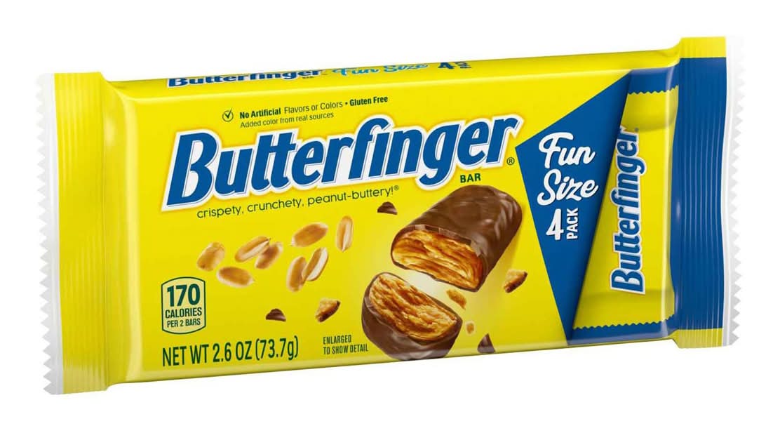 Butterfinger Fun Size Peanut Butter Chocolate Multi-Pack 2.6 Oz
