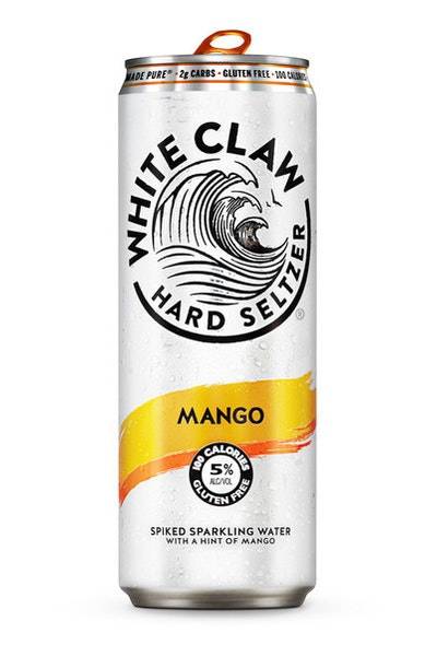 White Claw Spiked Mango Hard Seltzer (12 ct, 12 fl oz)