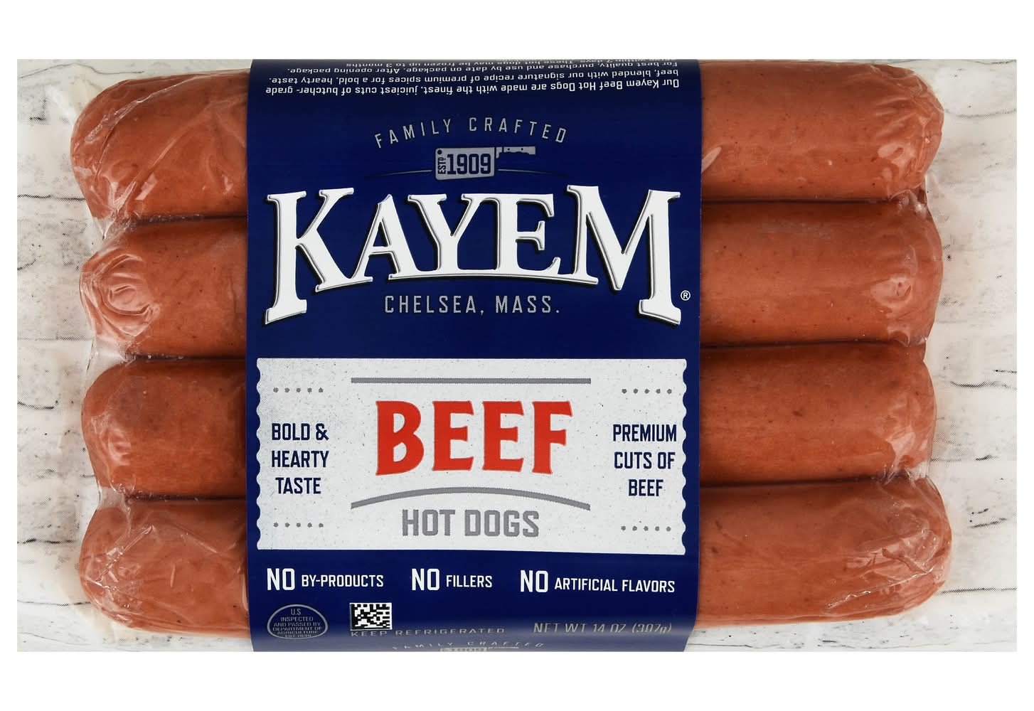 Kayem Beef Hot Dogs (14 oz)