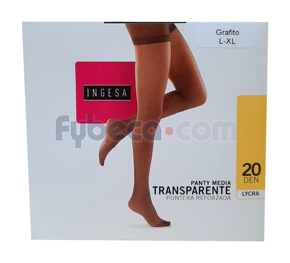 Medias Soporte 20 Denier Grafito L-Xl