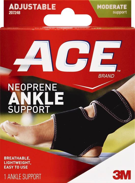 Ace Adjustable Neoprene Ankle Moderate Support (1 ct)