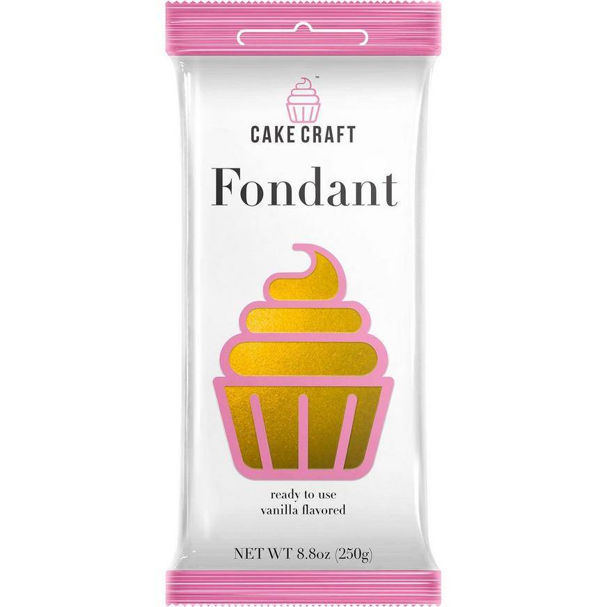 Cake Craft Sunrise Yellow Vanilla-Flavored Fondant, 8.8oz