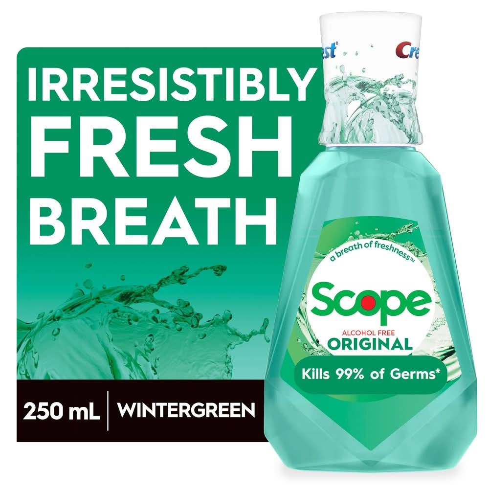 Crest Scope Original Mouthwash, Wintergreen (250 ml)