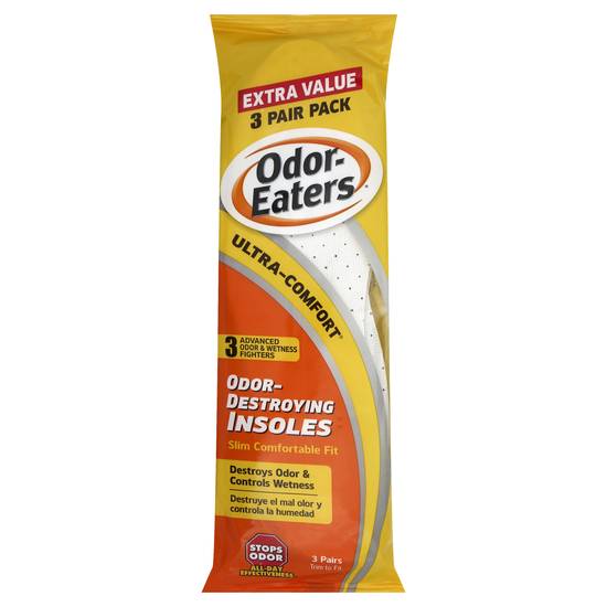 Odor-Eaters Ultra Comfort Odor-Destroying Insoles