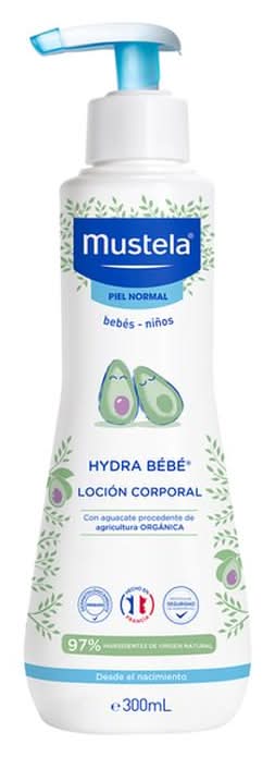 Mustela · Loción corporal hydra bebé piel normal, aguacate (300 ml)