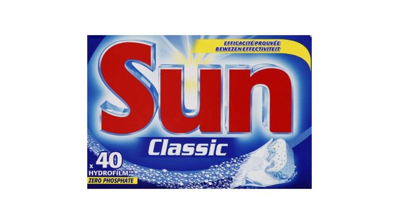 Sun Tablettes de lavage pour lave-vaisselle La boîte de 40, 380g