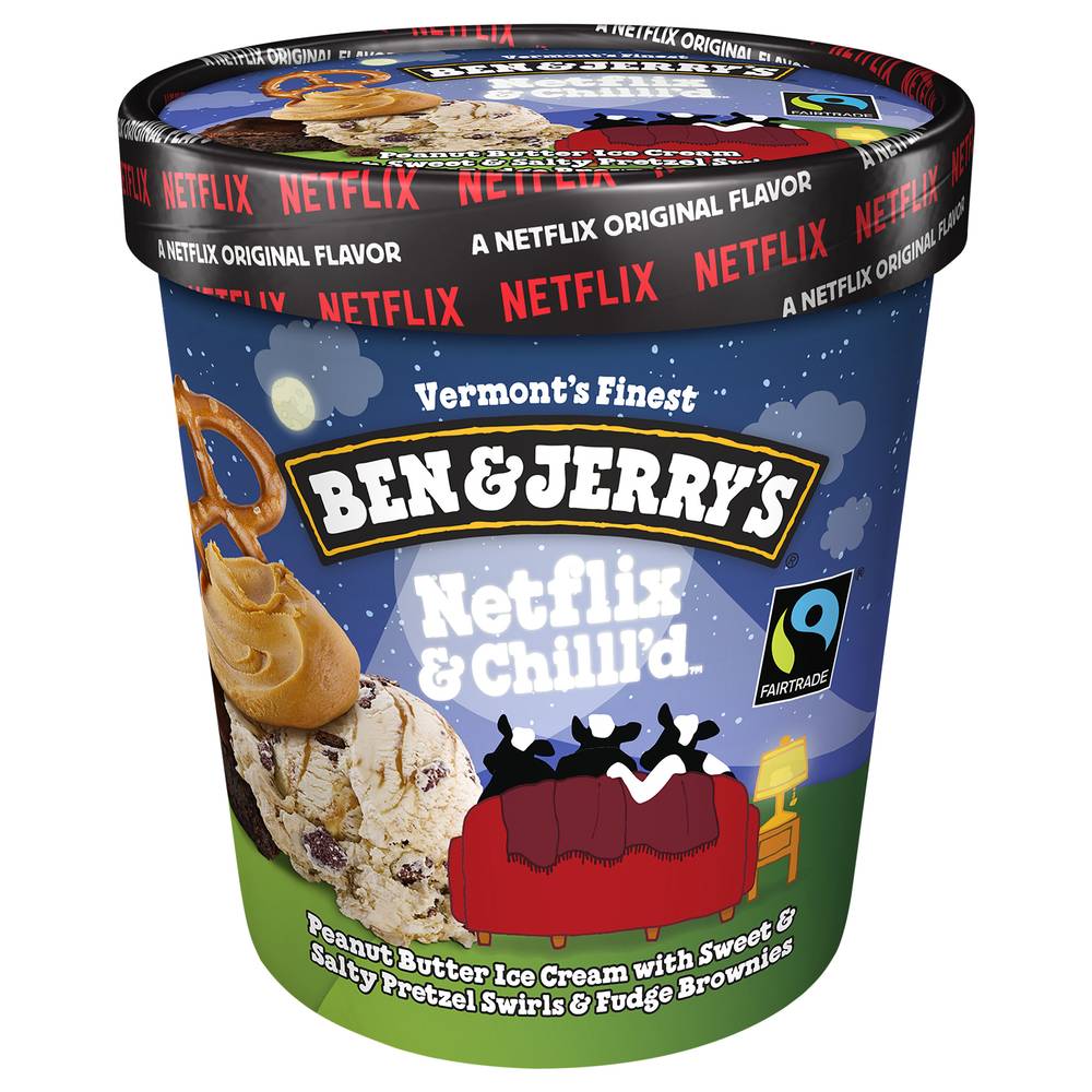 Ben & Jerry's Netflix and Chilll'd Ice Cream (peanut butter)